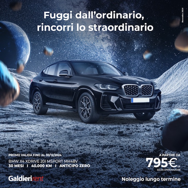 Bmw X4 Noleggio Bologna 11/12/2024