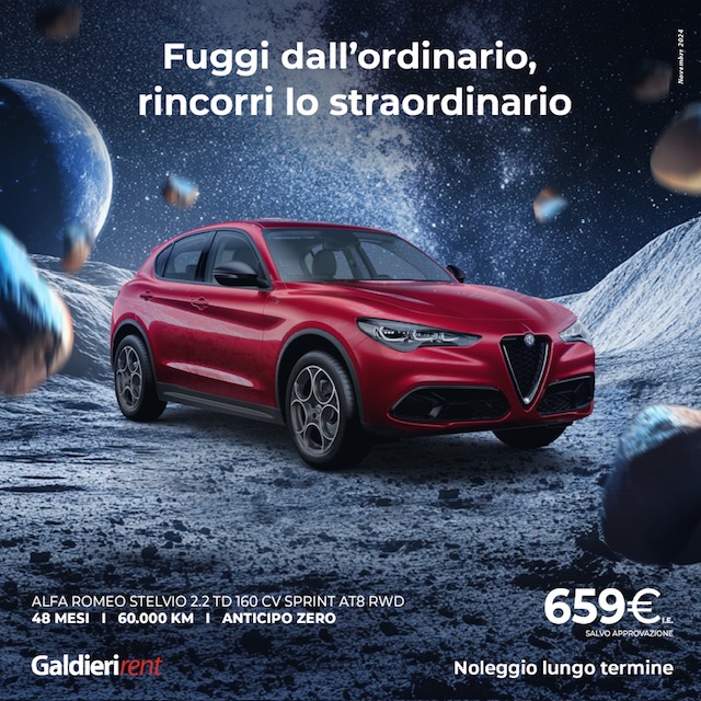 Alfa Romeo Stelvio Noleggio Bologna 11/12/2024