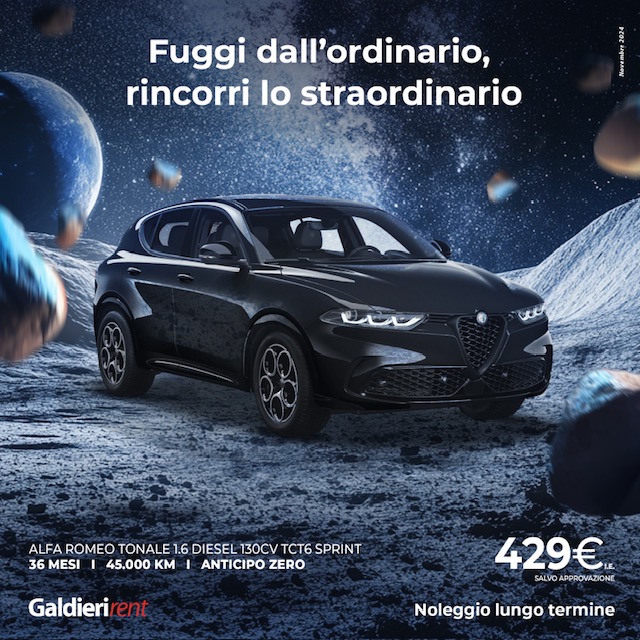 Alfa Romeo Tonale Noleggio Bologna 11/12/2024