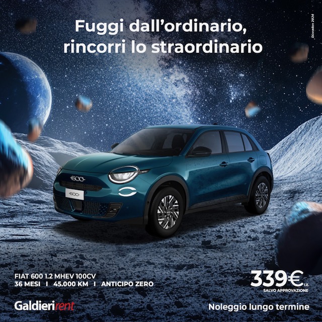 Fiat 600 Noleggio Bologna 11/12/2024