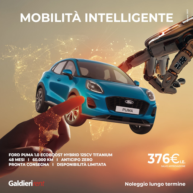 Ford Puma Noleggio Bologna 14/06/2025