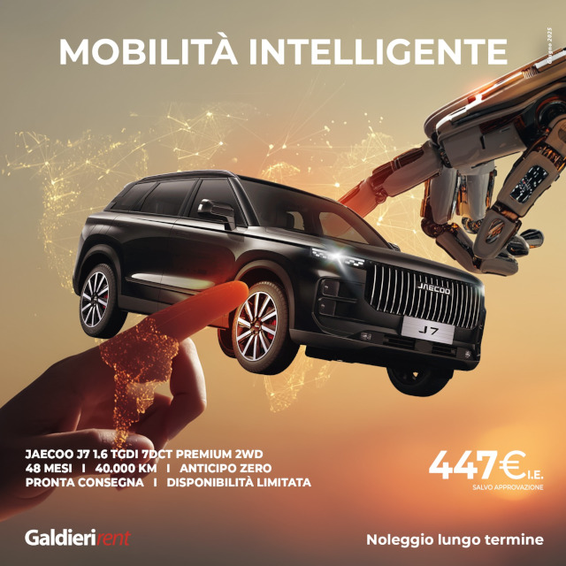 Jaecoo J7 Premium Noleggio Bologna 14/06/2025