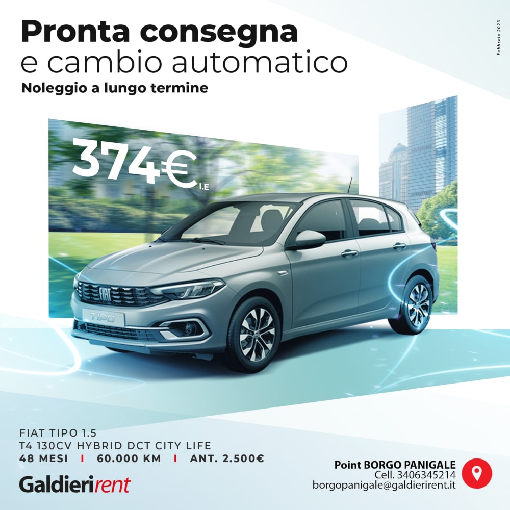 Fiat Tipo Noleggio Bologna 02/2023
