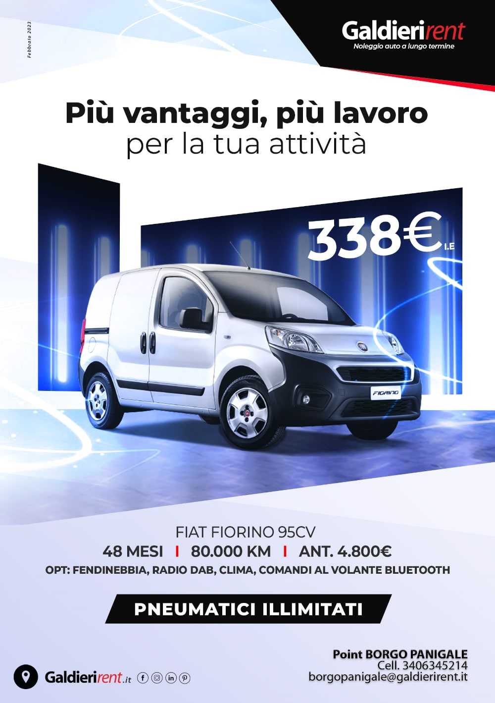 Fiat Fiorino Noleggio Bologna 02/2023