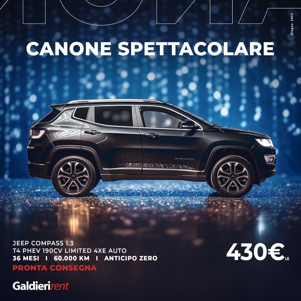 Jeep Compass 1.3 Noleggio Bologna 06/2023