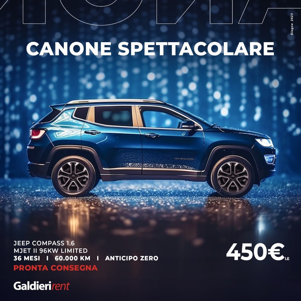 Jeep Compass 1.6 Noleggio Bologna 06/2023