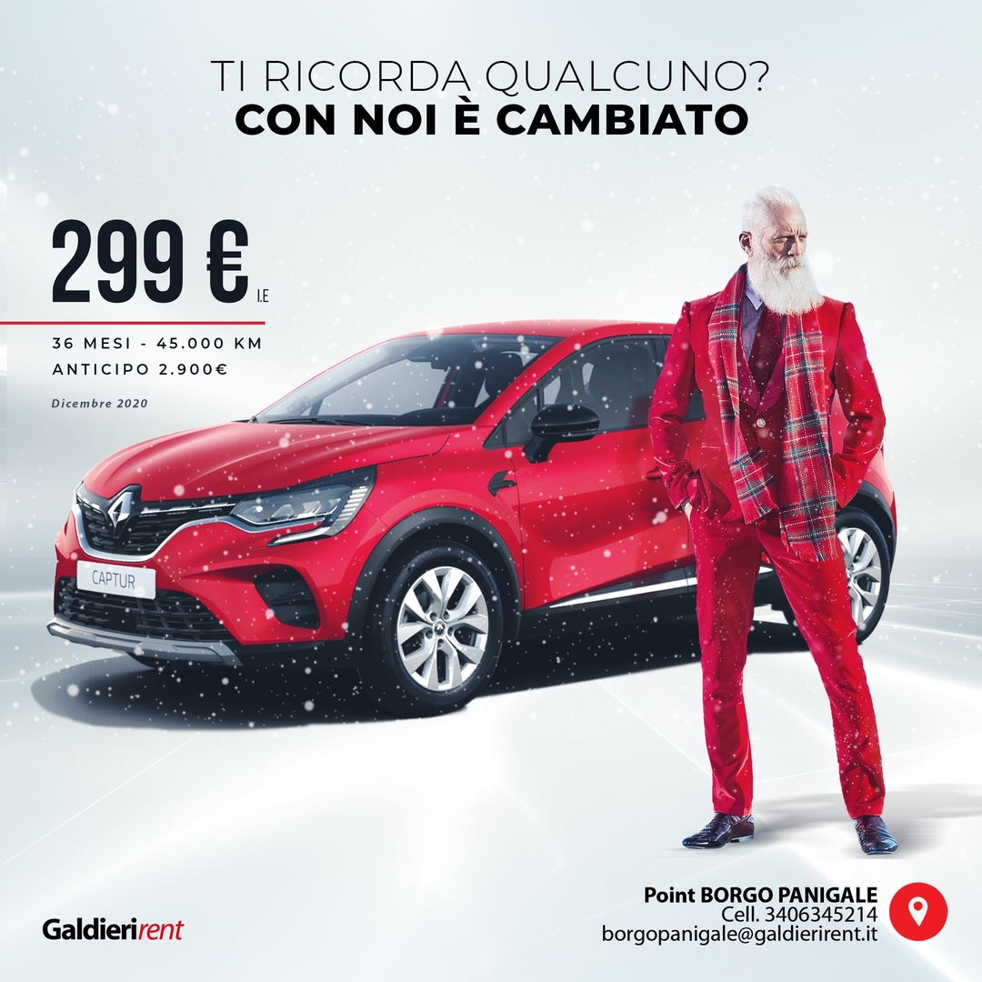Renault Capture Noleggio Bologna 299,00€ 12/2020