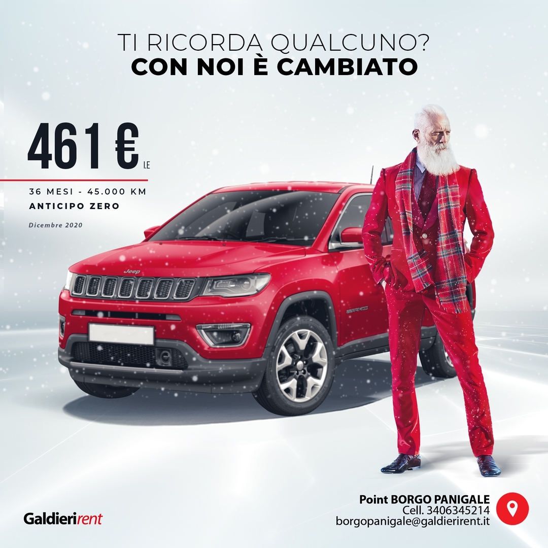 Jeep Compass Noleggio Bologna 461,00€ 12/2020