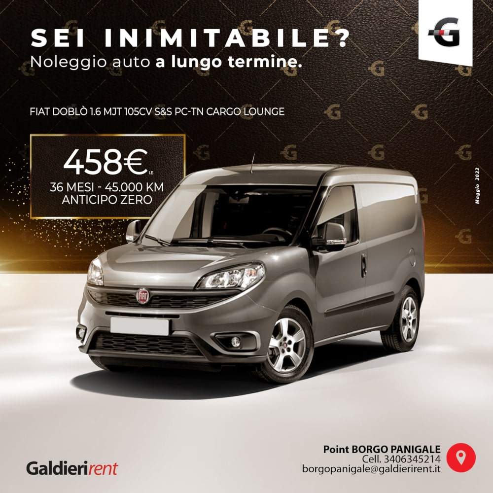 Fiat Doblò Noleggio Bologna 05/2022