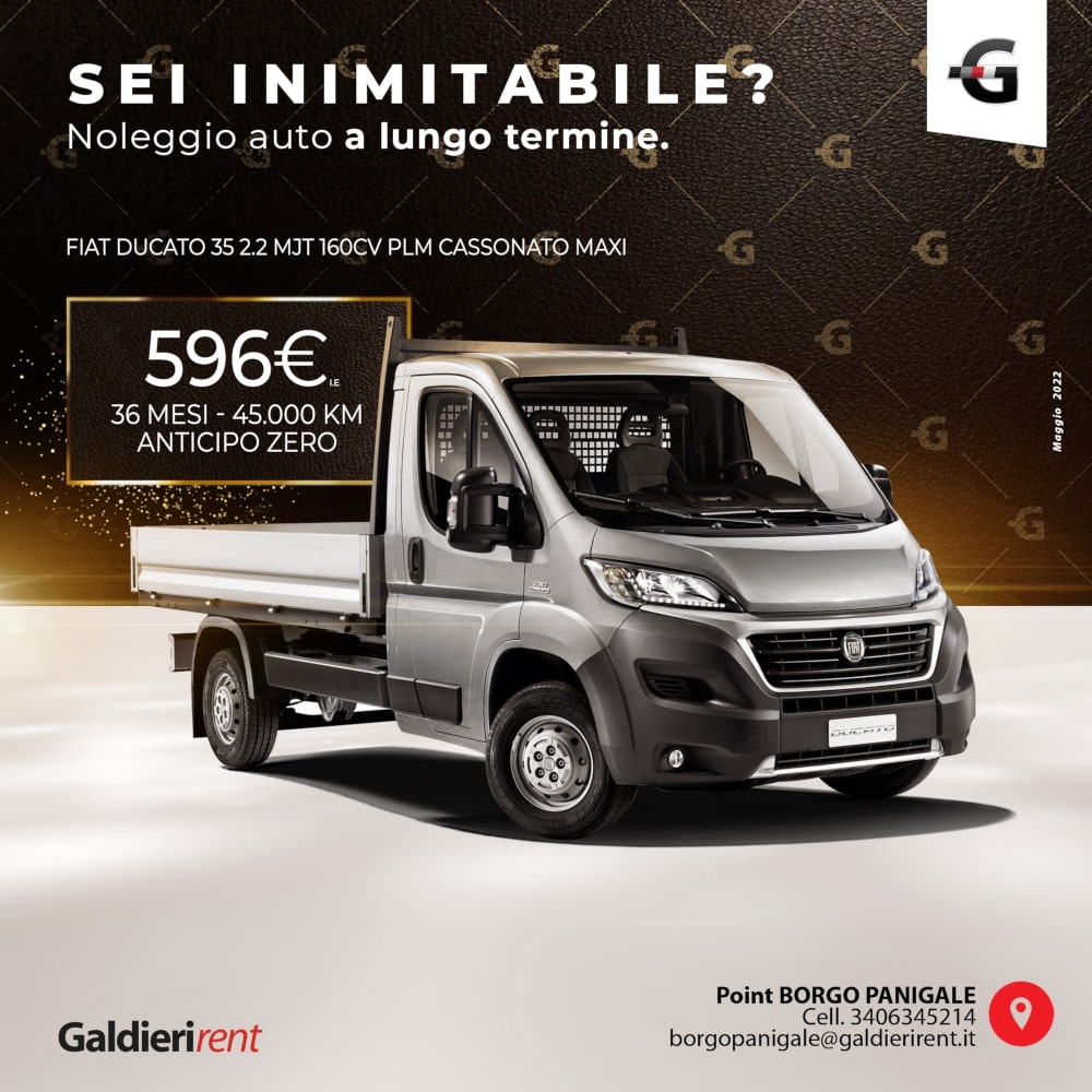 Fiat Ducato Noleggio Bologna 05/2022