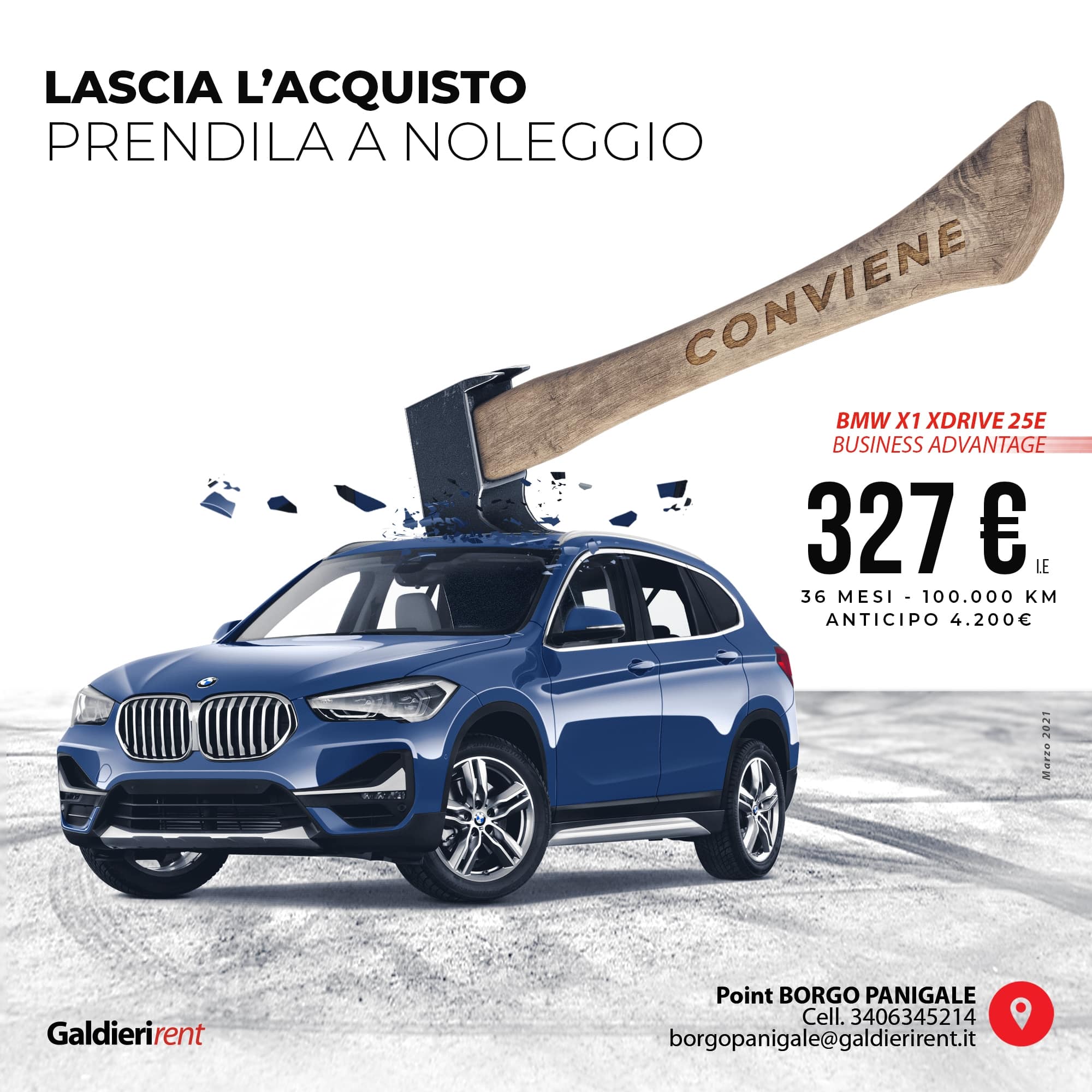 BMW X1 Noleggio Bologna 03/2021