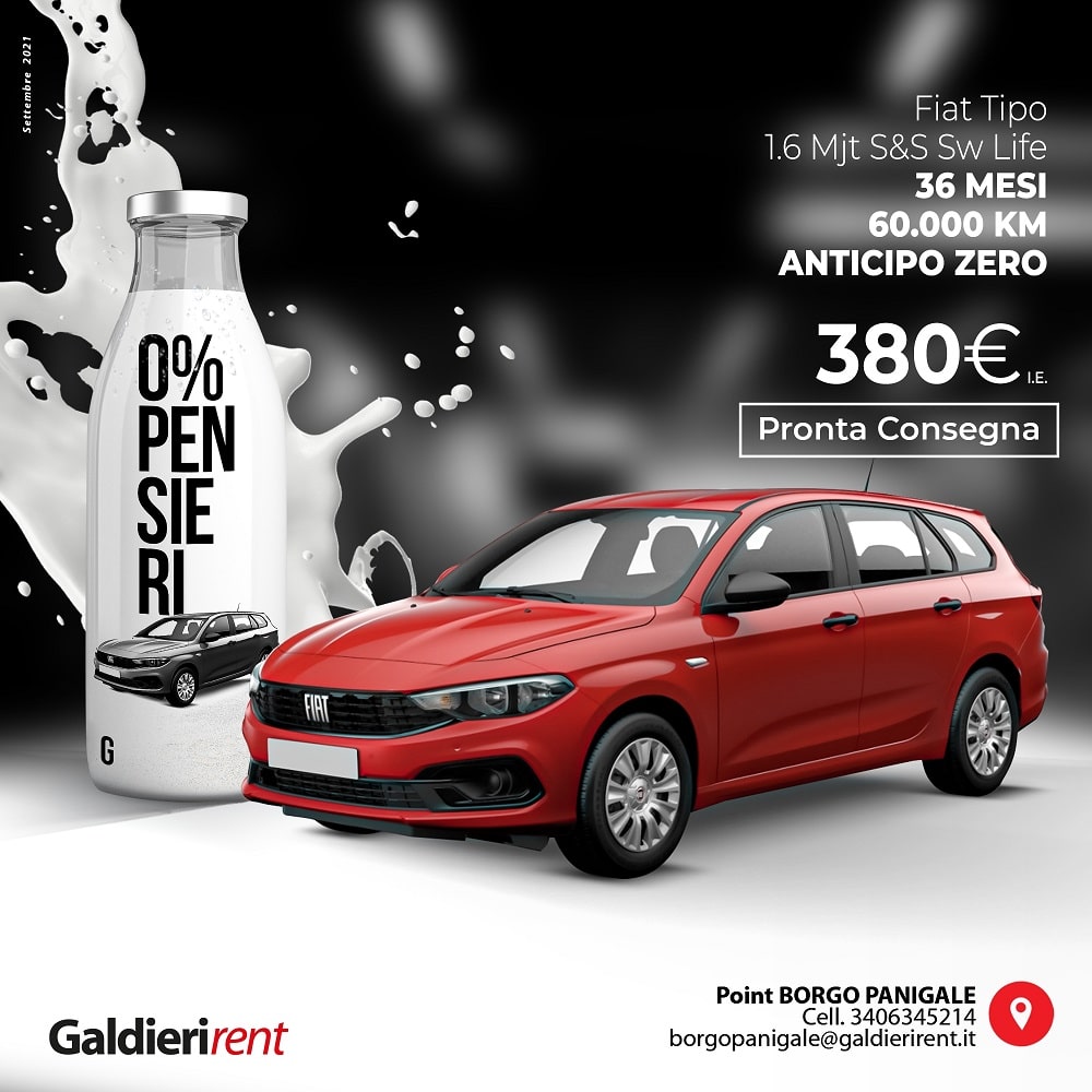 Fiat TIPO Noleggio Bologna 11/2021