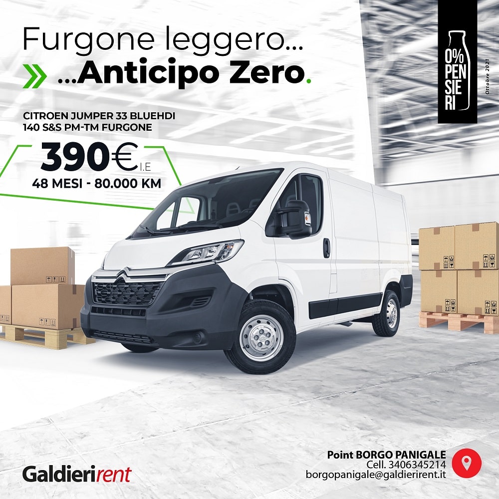 Citroen JUMPER Noleggio Bologna 11/2021