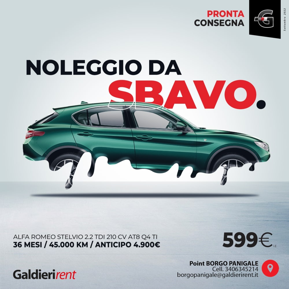 Alfa Romeo Stelvio Noleggio Bologna 10/2022