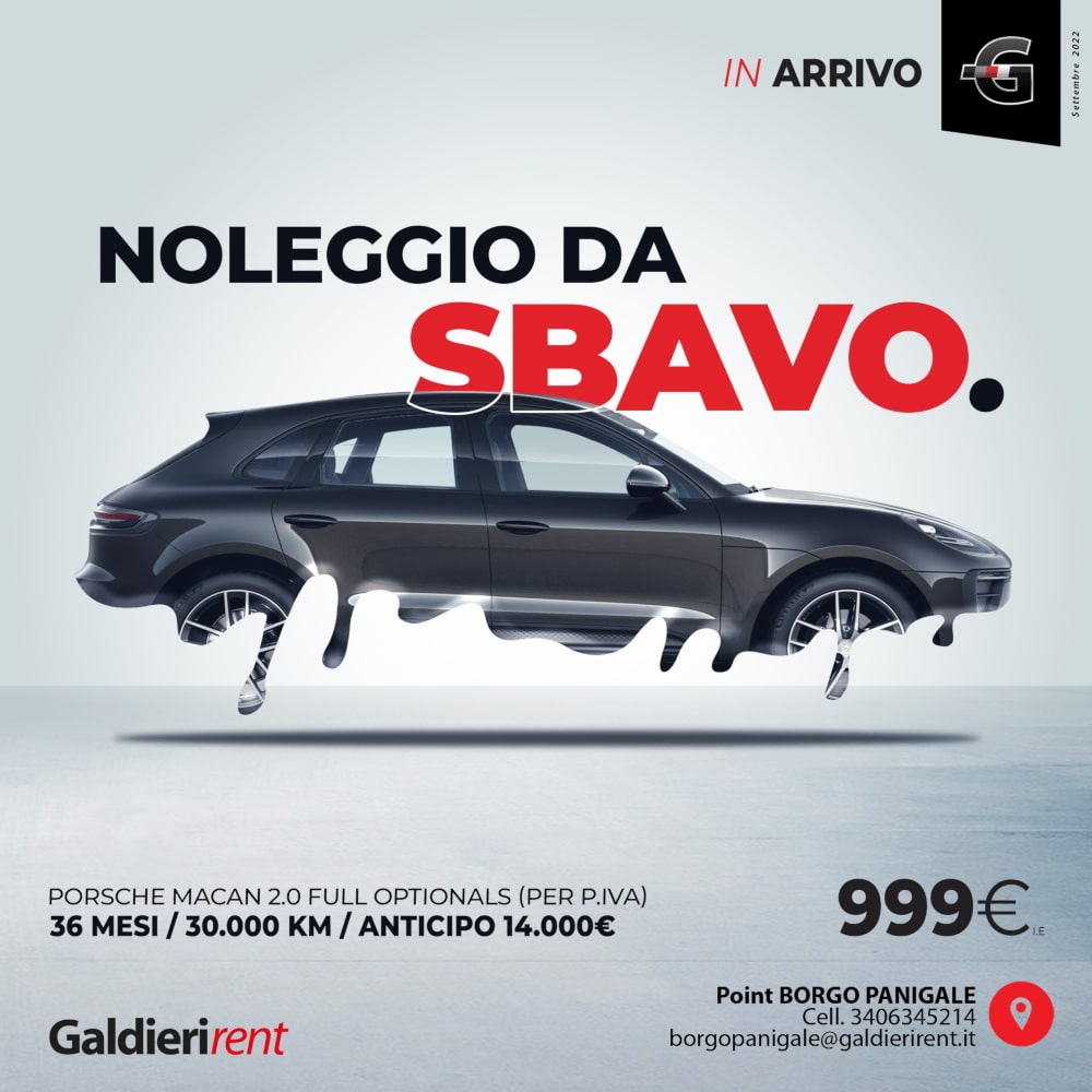 Porsche Macan Noleggio Bologna 10/2022