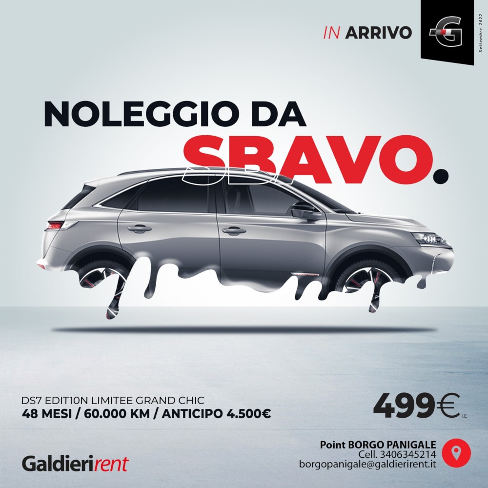 DS7 Noleggio Bologna 10/2022