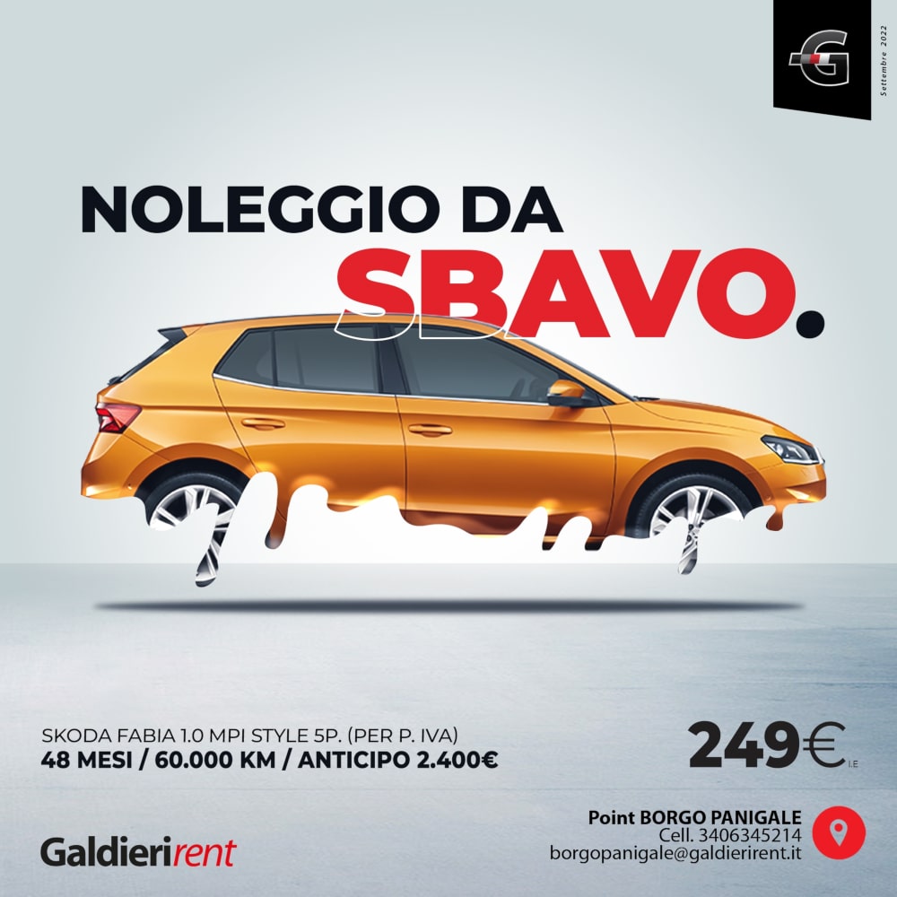 Skoda Fabia Noleggio Bologna 10/2022